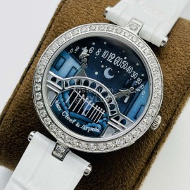 Van Cleef Arpels Vca Factory Diamond Watch White