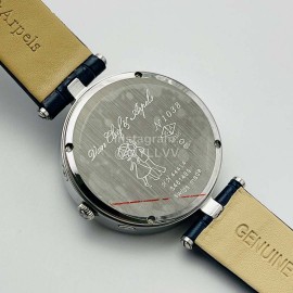 Van Cleef Arpels Vca Factory Diamond Watch Navy