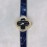 Van Cleef Arpels Navy Crocodile Leather Strap 30mm Dial Watch