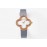 Van Cleef Arpels Sapphire Crystal Glass Zircon Mosaic Watch Gray