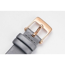 Van Cleef Arpels Sapphire Crystal Glass Zircon Mosaic Watch Gray