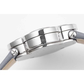 Van Cleef Arpels New Sapphire Crystal Glass Zircon Mosaic Watch Gray