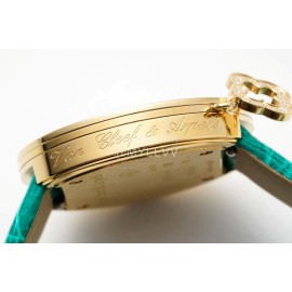 Van Cleef Arpels 316 Refined Steel 32mm Dial Watch Green