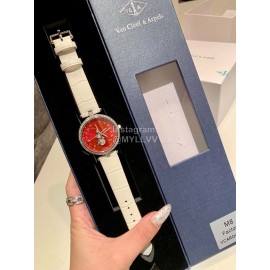 Van Cleef Arpels New Diamond Quartz Watch White