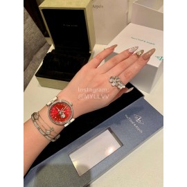 Van Cleef Arpels New Diamond Quartz Watch White