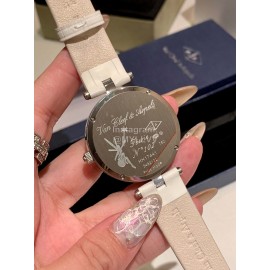 Van Cleef Arpels New Diamond Quartz Watch White