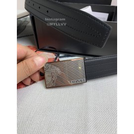 Versace Fashion Calf Leather Medusa Buckle 35mm Belt 