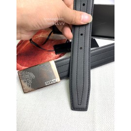 Versace Fashion Calf Leather Medusa Buckle 35mm Belt 