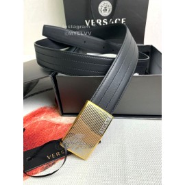 Versace Calf Leather Medusa Buckle 35mm Belt 