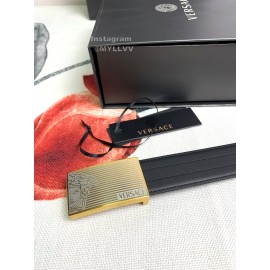 Versace Calf Leather Medusa Buckle 35mm Belt 