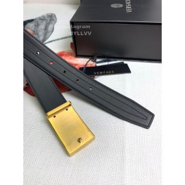 Versace Calf Leather Medusa Buckle 35mm Belt 