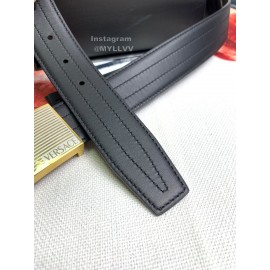 Versace Calf Leather Medusa Buckle 35mm Belt 