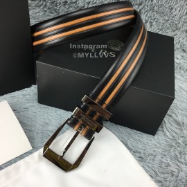 Versace New Leather Pin Buckle 35mm Business Leisure Belt Brown