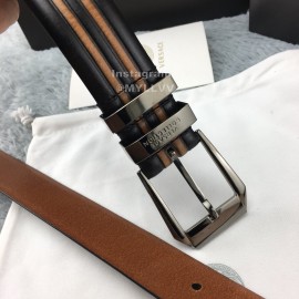 Versace New Leather Pin Buckle 35mm Business Leisure Belt Brown