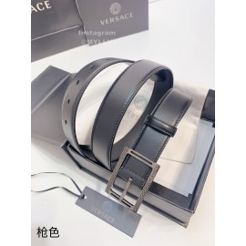 Versace Calf Leather Pin Buckle 35mm Business Belt