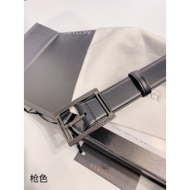 Versace Calf Leather Pin Buckle 35mm Business Belt