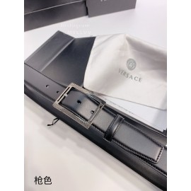 Versace Calf Leather Pin Buckle 35mm Business Belt