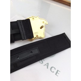 Versace Greek Fret Pattern Gold Medusa Buckle 40mm Belt