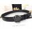 Versace New Black Calf Leather Black Medusa Buckle 40mm Belt