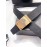 Versace Black Embossed Cowhide Gold Square Buckle 40mm Belt