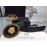 Versace Black Cowhide Gold Oval Buckle 35mm Belt