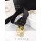 Versace Fashion Black Cowhide Gold V Buckle 40mm Belt