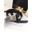 Versace Black Calf Leather Gold Medusa Square Steel Buckle 35mm Belt