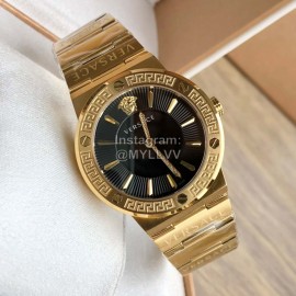 Versace Vevi Series Sapphire Crystal 50m Living Waterproof Watch Black