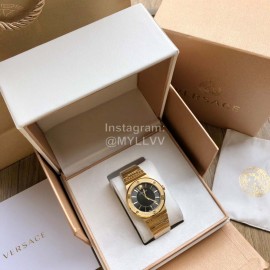 Versace Vevi Series Sapphire Crystal 50m Living Waterproof Watch Black