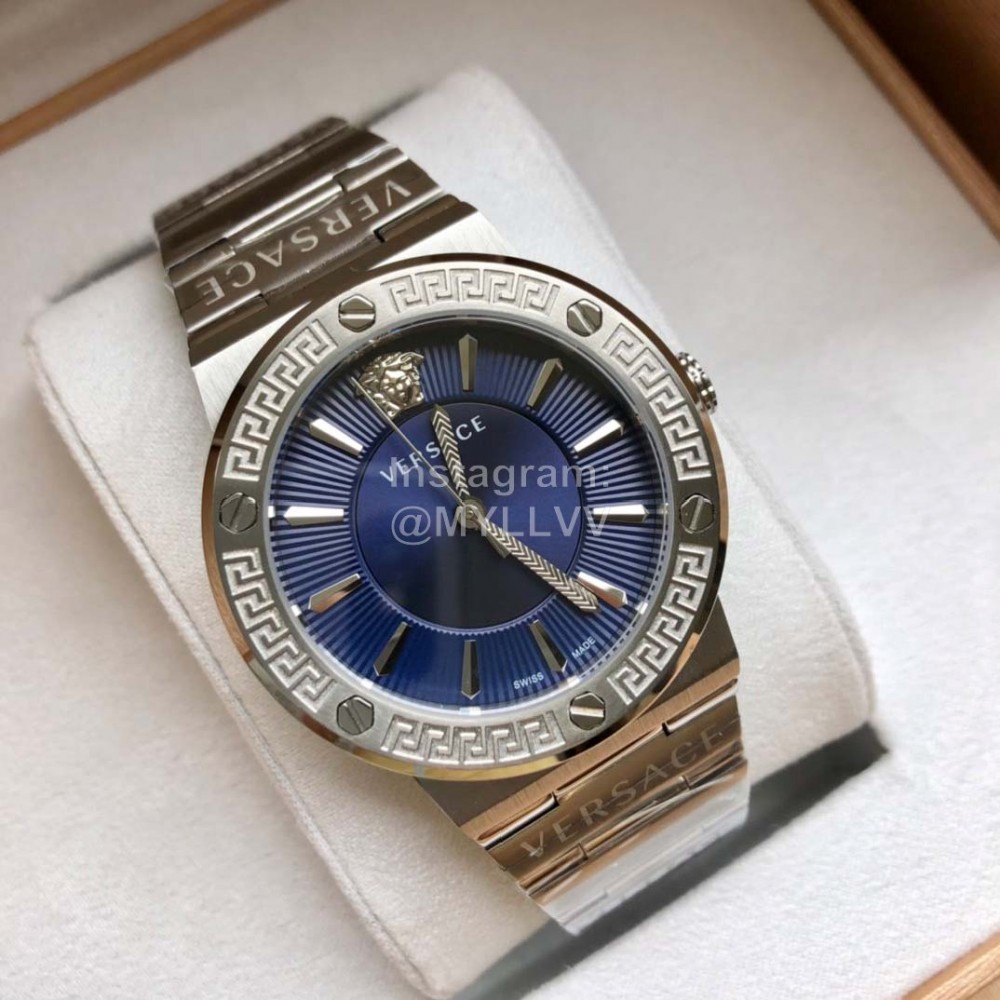 Versace Vevi Series Sapphire Crystal 50m Living Waterproof Watch Blue