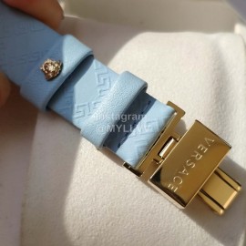 Versace Vcq Series Quartz Watch For Women Blue