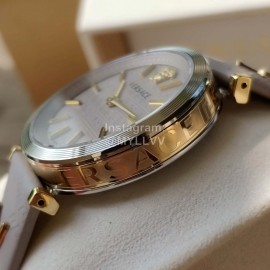 Versace Vcq Series Quartz Watch For Women Gray