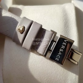 Versace Vcq Series Quartz Watch For Women Gray