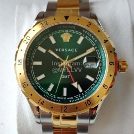 Versace Vcq Series Quartz Watch For Men And Women Green
