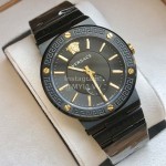 Versace Vevi Series Sapphire Crystal 50m Living Waterproof Watch For Men Black