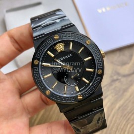 Versace Vevi Series Sapphire Crystal 50m Living Waterproof Watch For Men Black