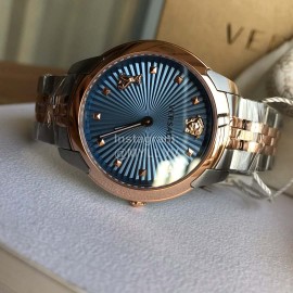 Versace Audrey V Steel Strap 38mm Dial Watch Blue