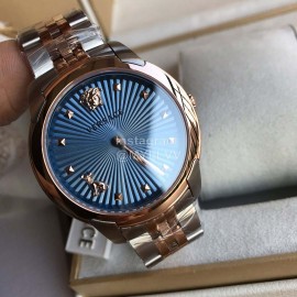 Versace Audrey V Steel Strap 38mm Dial Watch Blue