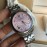 Versace Audrey V Steel Strap 38mm Dial Watch Pink