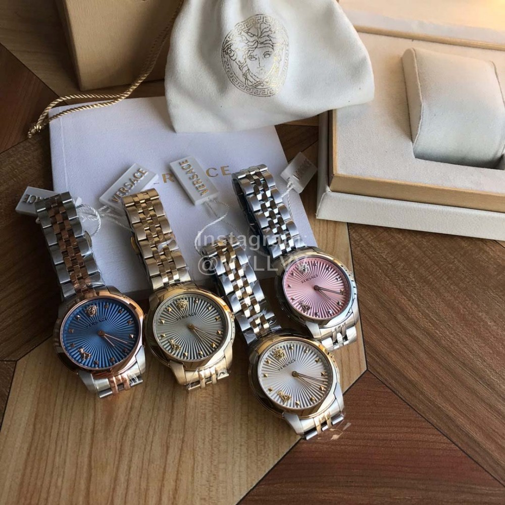 Versace Fashion Audrey V Steel Strap 38mm Dial Watch