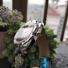 Versace Vebm Series 38mm Fine Steel Case Watch For Women White