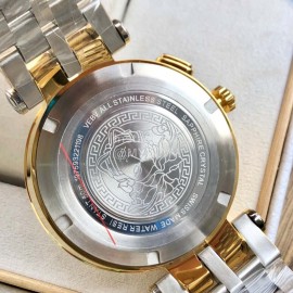 Versace Vebv Series Multifunctional Large Dial Watch For Men Black