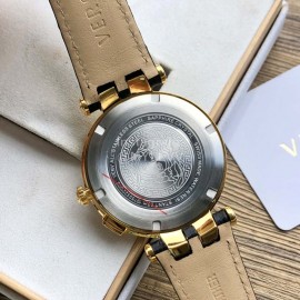 Versace Vebv Series Multifunctional Large Dial Watch For Men Navy