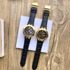 Versace Vebv Series Multifunctional Large Dial Watch For Men Navy