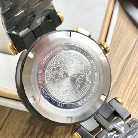 Versace Vebv Series Multifunctional Large Dial Steel Strap Watch For Men