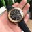 Versace Leather Strap 43mm Round Dial Glaze Watch Gold