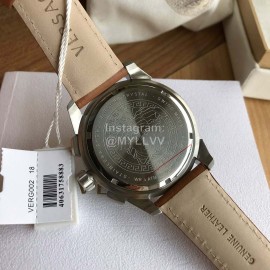 Versace Verg Series 43mm Dial Multifunctional Watch For Men Brown