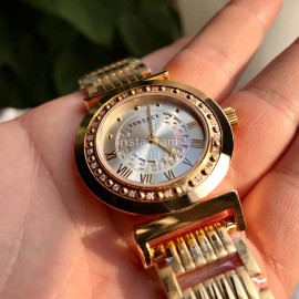 Versace P5q Diamond Inlaid Quartz Watch For Women