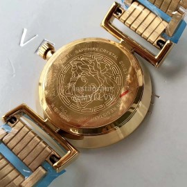 Versace P5q Diamond Inlaid Quartz Watch For Women White