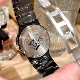 Versace Greca Logo Quartz Watch For Women Black